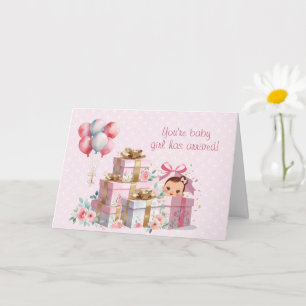 Carte Votre petite fille est arrivée