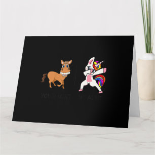 Carte Votre tante Ma tante Licorne qui fait dabbing Cade