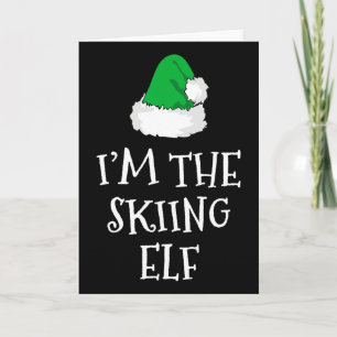 Carte Votre trou est mon objectif Santa jouant au golf m
