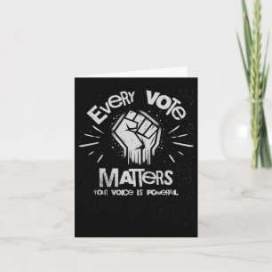 Carte Votre Voix Est Puissante Sticker Vote1