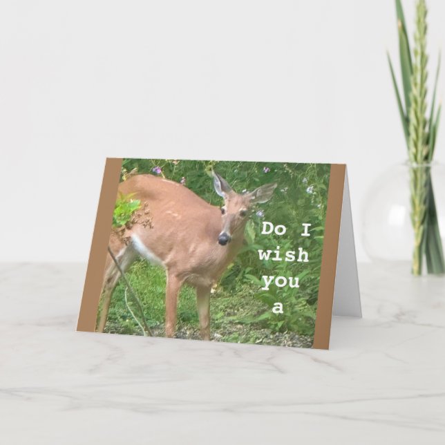 CARTE VOULEZ-VOUS UN JOLI ANNIVERSAIRE ! VRAIMENT ! (Devant)