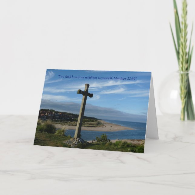 Carte "Vous aimerez votre voisin en tant que vous-même " (Devant)