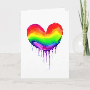 Carte Vous aimez avec tout mon coeur   LGBTQIA+