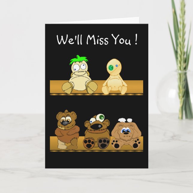 Carte Vous allez nous manquer ! feat Les Mauvaises (Devant)