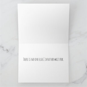 Carte Vous attendez - De Lui