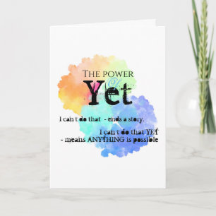 Carte Vous avez ceci, encouragements