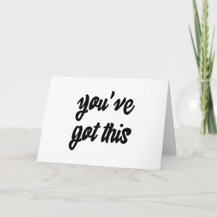 Carte Vous avez ceci : Inspirant, Simple Pep-Talk, 1