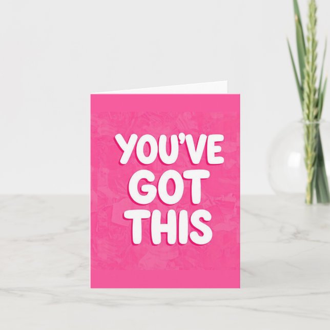 Carte Vous avez ces mots sur rose (Devant)