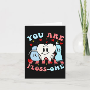 Carte Vous avez de mignonnes dents Floss-ome