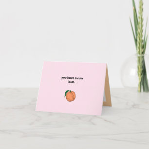 Carte 'Vous avez un joli derrière' Saint-Valentin Annive