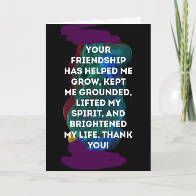 CARTE VOUS BRIGHTEZ MA VIE **HEUREUX ANNIVERSAIRE** À VO (Devant)