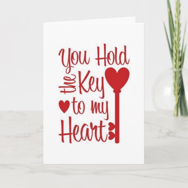 CARTE VOUS DÉTENEZ LA CLÉ ET VOUS ÊTES "MA PERSONNE" CAR (Devant)