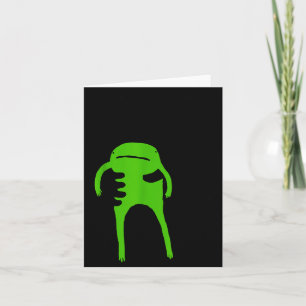 Carte Vous devez accepter la grenouille drôle de mème de