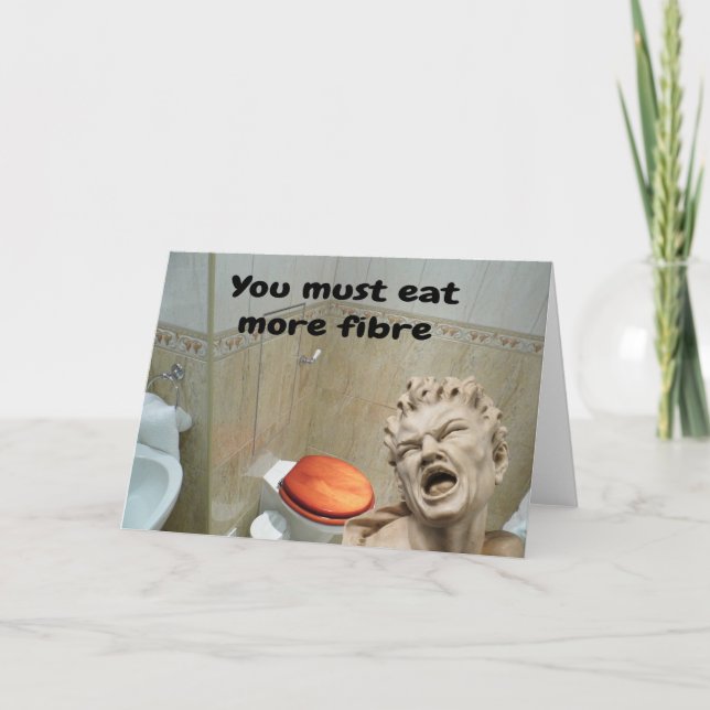 Carte Vous devez manger plus de fibres. (Devant)