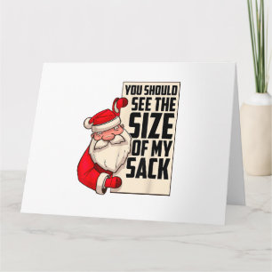 Carte Vous Devriez Voir La Taille De Mon Sac Drôle De Pè