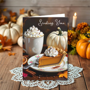 Carte Vous Envoyez Des Bénédictions D'Automne