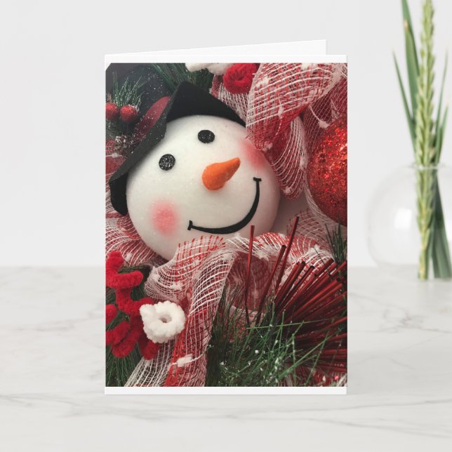 CARTE VOUS ENVOYEZ DES SOUHAITS POUR LA SAISON DES VACAN (Devant)