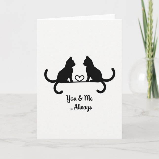 Carte Vous Et Moi Toujours Des Chats (Devant)