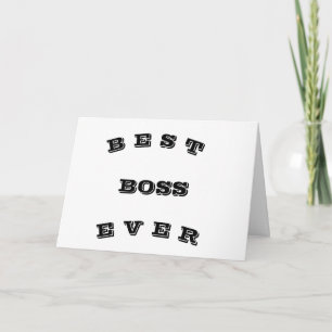 CARTE VOUS ÊTES APPRÉCIÉ ***BOSS*** NOËL