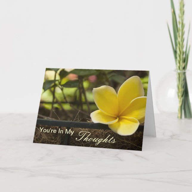 Carte Vous êtes dans mes pensées (Devant)