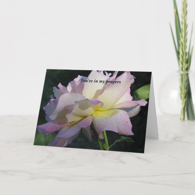 Carte Vous êtes dans mes prières (Devant)