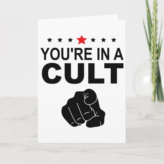 Carte Vous êtes dans un signe de culte  (Devant)