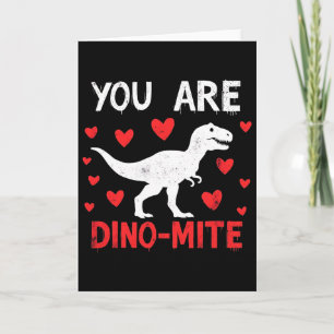 Carte Vous êtes Dino-mite drôle design de dinosaure pour