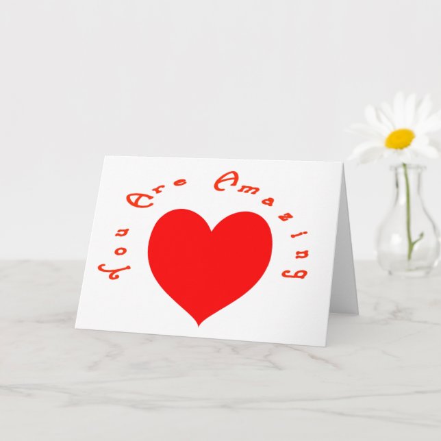 Carte Vous êtes extraordinaire ! (Petite plante)