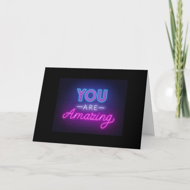CARTE VOUS ÊTES "EXTRAORDINAIRE" VOTRE ANNIVERSAIRE DEVR (Devant)
