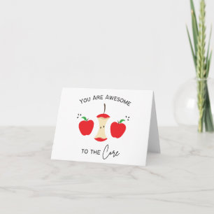 Carte Vous êtes génial au coeur - Pun Encouragement