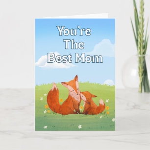 Carte Vous êtes la meilleure maman fête des mères