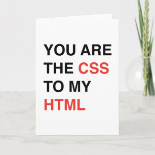 Carte Vous êtes le CSS pour mon HTML