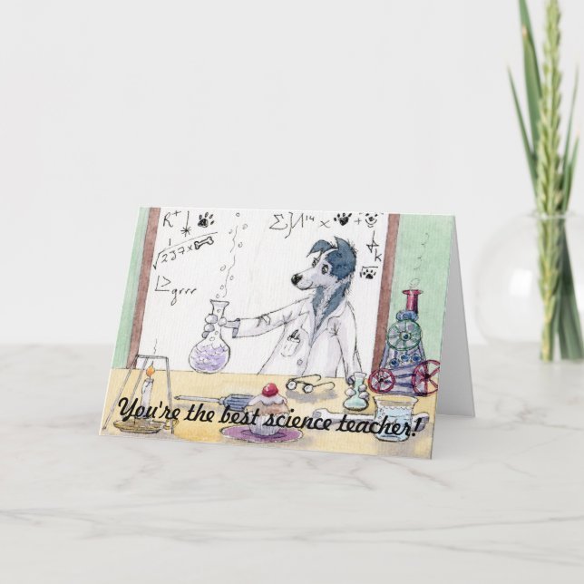 Carte Vous êtes le meilleur professeur de sciences - Car (Devant)