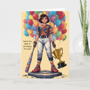 Carte Vous êtes le MVP des vœux d'anniversaire sportifs