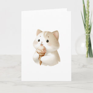 Carte Vous êtes le plus doux ! Cône de glace de mignon p