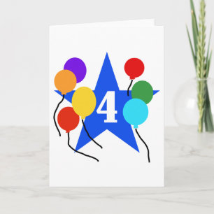 Carte Vous êtes le Star 4th Birthday Tshirts and Gifts