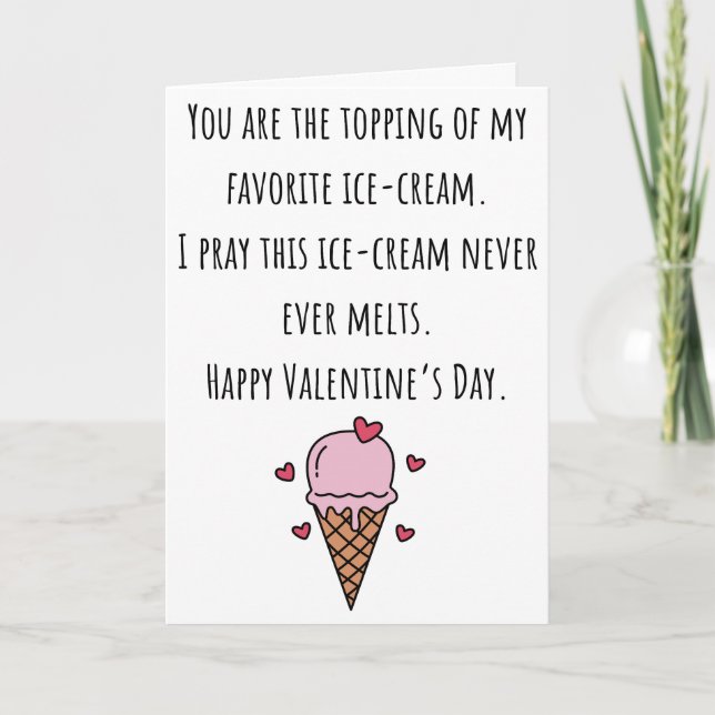 Carte Vous êtes le Topping - Ice Cream Love (Devant)
