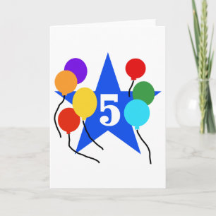 Carte Vous êtes les 5èmes T-shirts et cadeaux