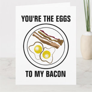 CARTE VOUS ÊTES LES OEUFS À MON BACON, ROMANCE SURDIMENS