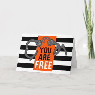 Carte Vous êtes libre Bonne chance Co-collaborateur