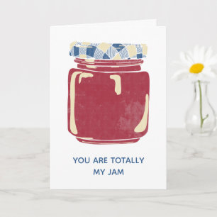 Carte Vous Êtes Ma Jam Cute Custom Valentines Day