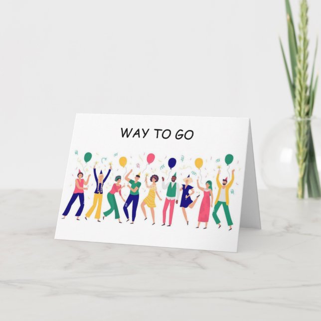 CARTE VOUS ÊTES **MAINTENANT DIVORCÉ** VOUS L'AVEZ FAIT! (Devant)