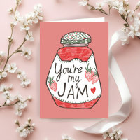 VOUS ÊTES MON JAM Illustration fraise Amour person