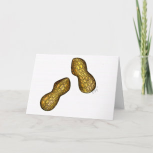 Carte Vous êtes Nutty Nuts Peanuts Funny Friendship Card