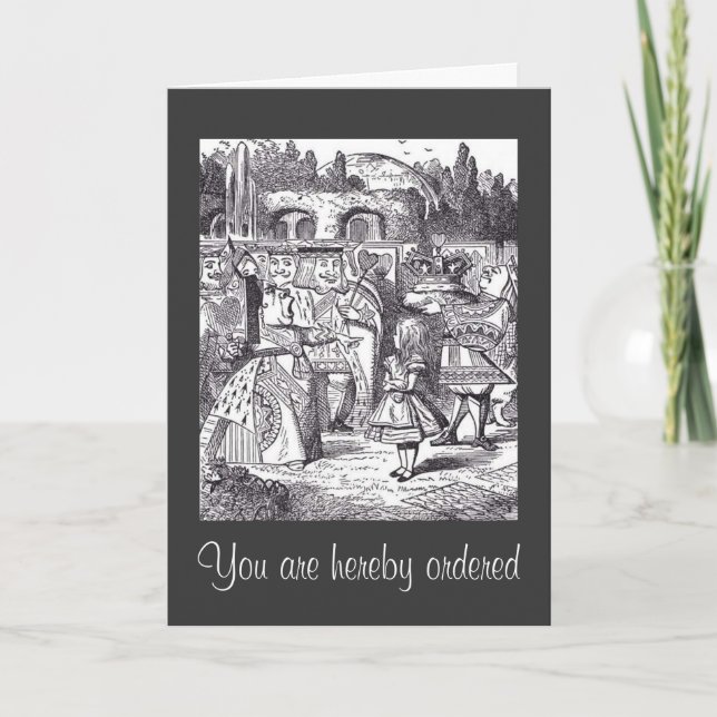 Carte Vous êtes par les présentes ordonné (Devant)