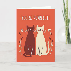 Carte Vous Êtes Purrfait
