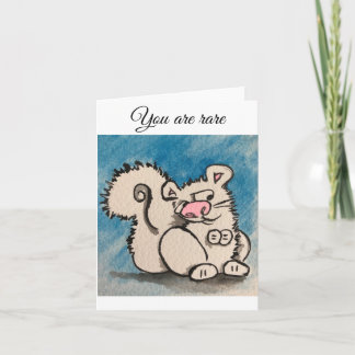 Carte Vous êtes rare