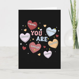 Carte Vous êtes Saint-Valentin de la santé mentale Cœur