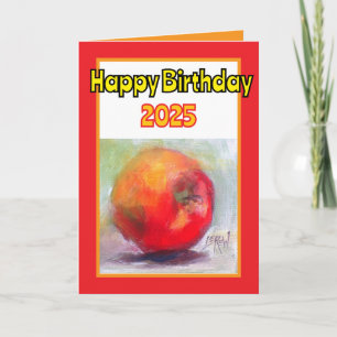 Carte Vous Êtes Si Attirant Pomme Fruit Joyeux Anniversa
