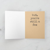 Carte Vous êtes toujours un Fox (Intérieur)